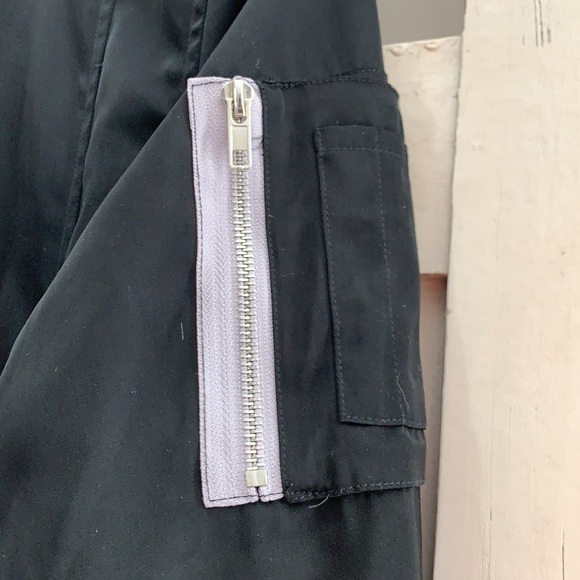 Listicle long bomber jacket - Picture 7 of 10